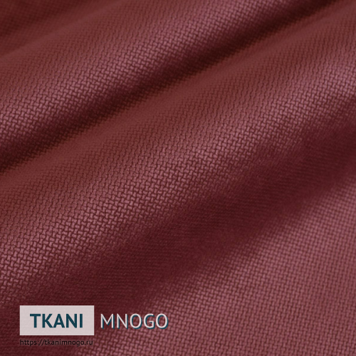 Фото внешнего вида велюра “AMG-21” (однотонный бордовый)