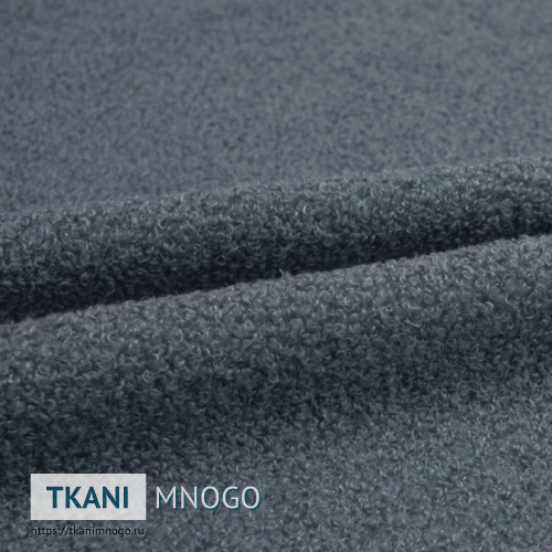 Фото обивки велюра “cf010-8” (однотонный серый)