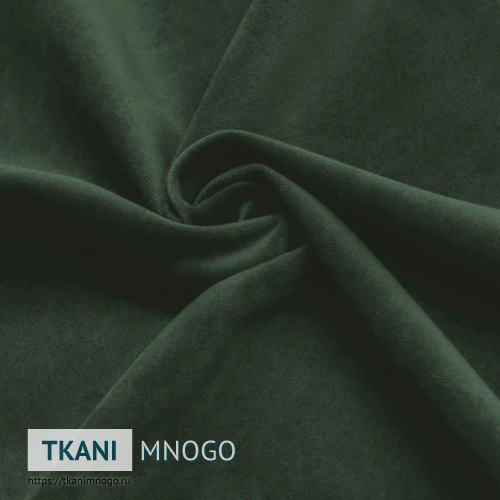 Фото обивки велюра “19” (однотонный зеленый)