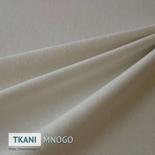 Фото фактуры велюра “004” (однотонный бежевый)