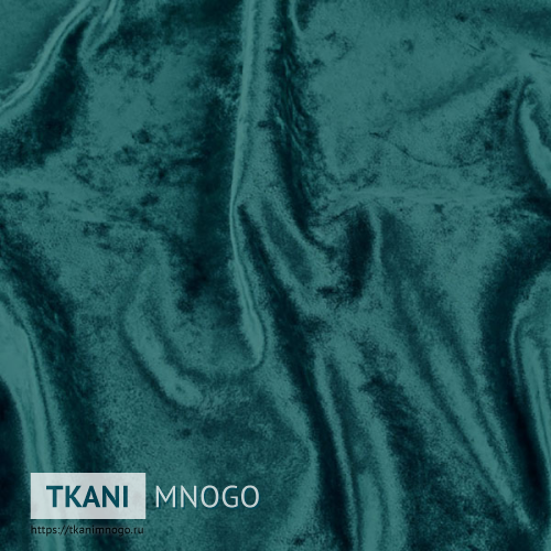 Фото обивки велюра “10” (однотонный зеленый, голубой)