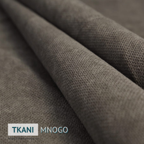 Фото фактуры велюра “34” (однотонный коричневый)